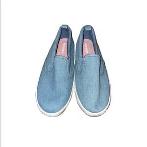 Old Navy Light Blue Denim Slip-on Shoes Size 11